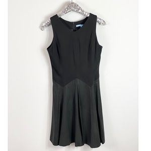 Antonio Melani Black Faux Leather Dress Medium